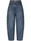 Studio Tomboy Signature Cropped Jeans In Blue