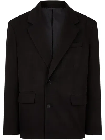 Studio Tomboy Single-breasted Blazer In Black