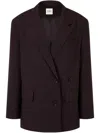 Studio Tomboy Single-breasted Blazer In Brown