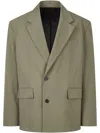 Studio Tomboy Single-breasted Blazer In Green