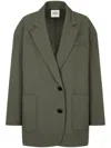 Studio Tomboy Single-breasted Blazer In Green