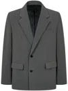 Studio Tomboy Single-breasted Blazer In Grey