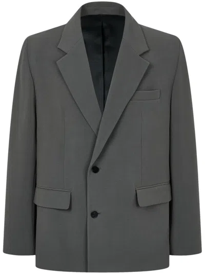 Studio Tomboy Single-breasted Blazer In Grey