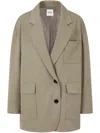 Studio Tomboy Single-breasted Blazer In Neutrals