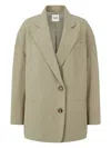 Studio Tomboy Single-breasted Blazer In Neutrals