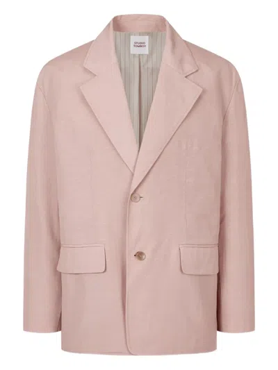 Studio Tomboy Single-breasted Blazer In Pink