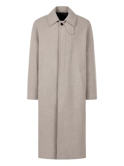 Studio Tomboy Single-breasted Coat In Gray