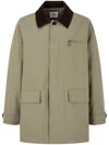 Studio Tomboy Single-breasted Coat In Green