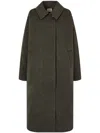 Studio Tomboy Single-breasted Coat In Green