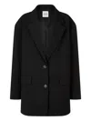 Studio Tomboy Single-breasted Oversized Jacket In Black
