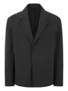 Studio Tomboy Single-breasted Patch-pocket Jacket In Gray