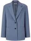 Studio Tomboy Single-breasted Tailored Jacket In Blue