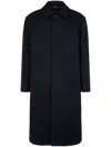Studio Tomboy Single-breasted Wool Coat In Blue