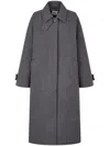 Studio Tomboy Single-breasted Wool Coat In Grey