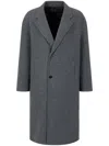 Studio Tomboy Single-breasted Wool Coat In Grey
