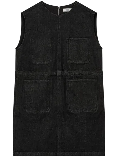Studio Tomboy Sleeveless Drawstring Dress In 黑色