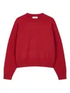 Studio Tomboy Speckled Sweater In Red