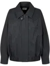 Studio Tomboy Spread-collar Bomber Jacket In Black
