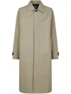 Studio Tomboy Spread-collar Trench Coat In Neutrals