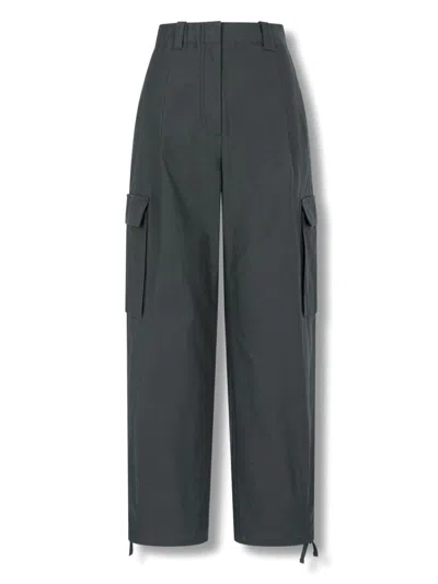 Studio Tomboy Straight-leg Cargo Trousers In Grey