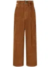 Studio Tomboy Straight-leg Corduroy Trousers In Brown