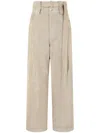 Studio Tomboy Straight-leg Corduroy Trousers In Neutrals