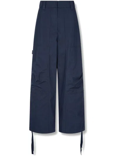 Studio Tomboy Straight-leg Trousers In Blue