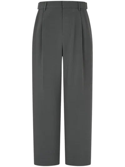 Studio Tomboy Straight-leg Trousers In Grey