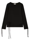 Studio Tomboy Strap-detail Layered T-shirt In Black
