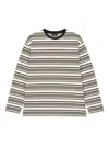 Studio Tomboy Stripe Ringer Long-sleeve T-shirt In Black