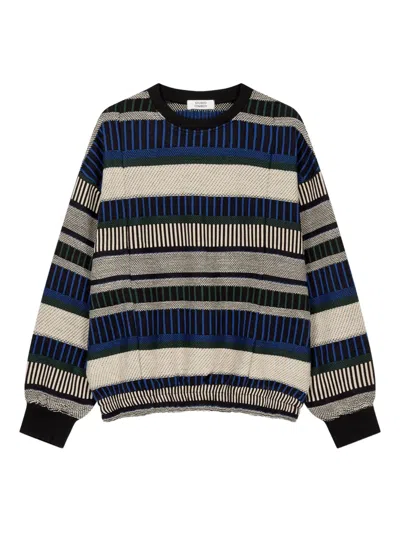 Studio Tomboy Striped Jumper In Multi