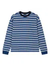 Studio Tomboy Striped Long-sleeved T-shirt In Blue