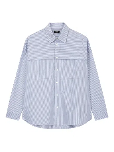Studio Tomboy Striped Shirt In Blue