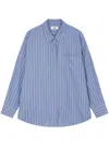 Studio Tomboy Striped Shirt In Blue