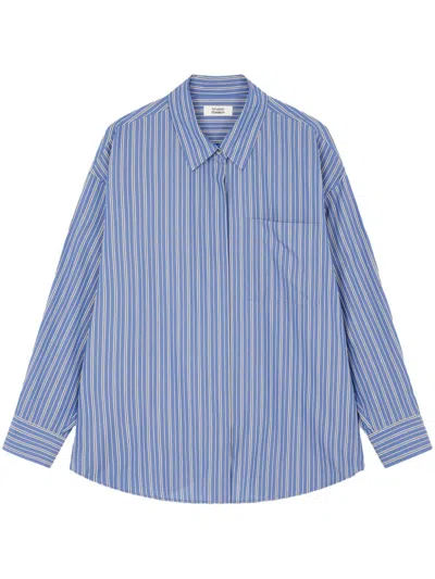 Studio Tomboy Striped Shirt In Blue