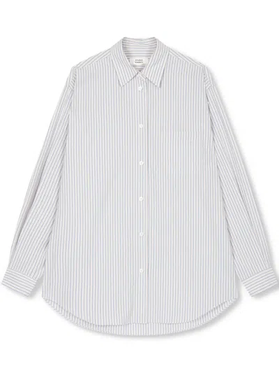 Studio Tomboy Striped Shirt In White