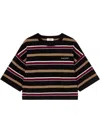Studio Tomboy Striped T-shirt In Black