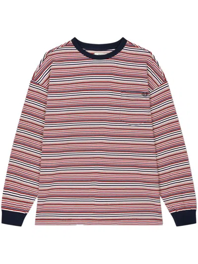 Studio Tomboy Striped T-shirt In Blue