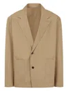 Studio Tomboy Structured Blazer In Brown