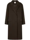 Studio Tomboy Tailored Coat In Brown