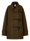 Studio Tomboy Toggle-fastening Coat In Brown