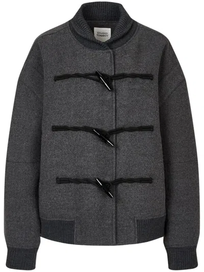 Studio Tomboy Toggle-fastening Jacket In Grey