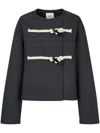 Studio Tomboy Toggle Jacket In Grey