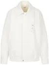 Studio Tomboy Turn-up Collar Jacket In White