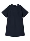 Studio Tomboy Twill Tunic Dress In Blue