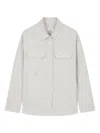Studio Tomboy Two-pocket Button-up Shirt In Grey