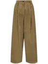 Studio Tomboy Two-tuck Corduroy Trousers In Neutrals