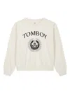 Studio Tomboy University Cotton Sweatshirt In Neutral