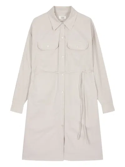 Studio Tomboy Utility Shirtdress In Grey