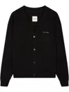 Studio Tomboy V-neck Cardigan In Black